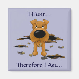 Irish Terrier (Ierse Terriers) Ik jaag... Magneet