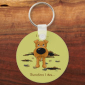 Irish Terrier (Irish Terriers) I Hunt... Button Sl Sleutelhanger (Voorkant)
