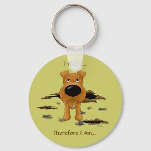 Irish Terrier (Irish Terriers) I Hunt... Sleutelha Sleutelhanger