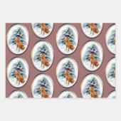 Irish Terrier kerstcadeaus Inpakpapier Vel (Voorkant)