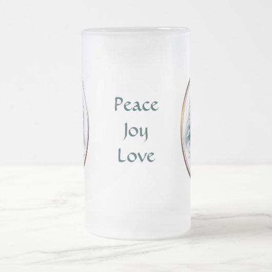 Irish Terrier kerstcadeaus Matglas Bierpul (Center)