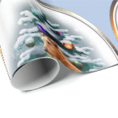 Irish Terrier Kerstmis Cadeaupapier (Rol Hoek)