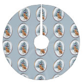 Irish Terrier Kerstmis Kerstboom Rok (Voorkant)