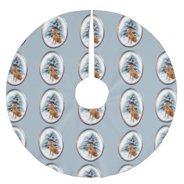 Irish Terrier Kerstmis Kerstboom Rok