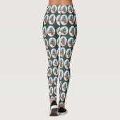 Irish Terrier Kerstmis Leggings (Achterkant)