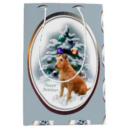 Irish Terrier Kerstmis Medium Cadeauzakje