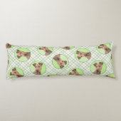 Irish Terrier Lichaamskussen (Achterkant)