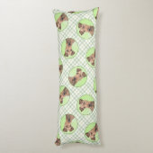 Irish Terrier Lichaamskussen (Achterkant (Verticaal))