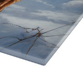 Irish Terrier liet het sneeuwen Kerstmis Snijplank (Hoek)