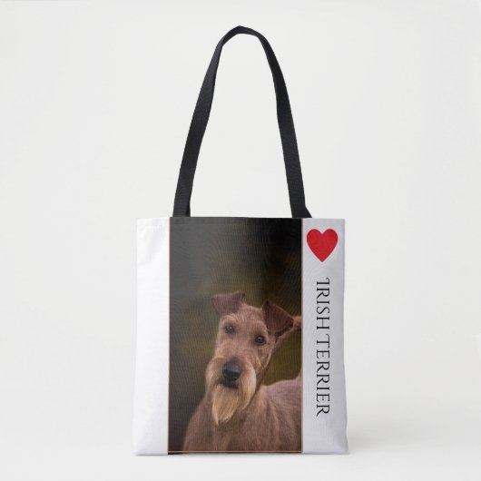 Irish Terrier Lover Canvas tas (Voorkant)