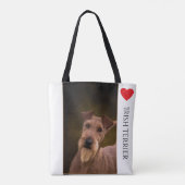Irish Terrier Lover Canvas tas (Achterkant)