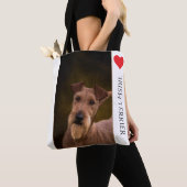 Irish Terrier Lover Canvas tas (Dichtbij)