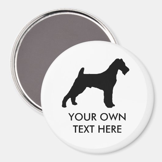 Irish Terrier Magneet (Voorkant / Achterkant)