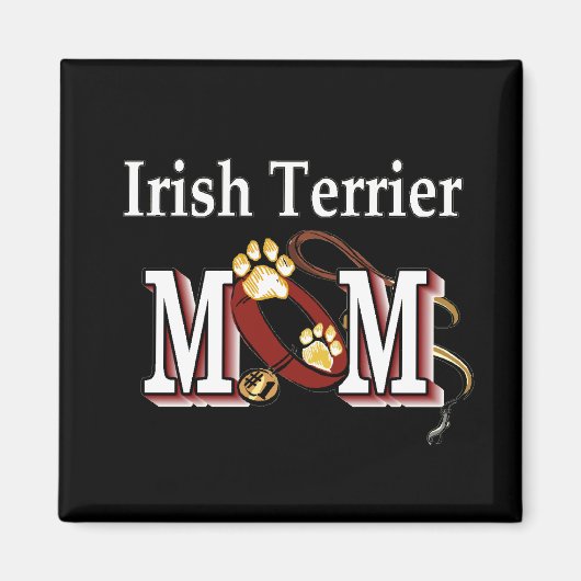Irish Terrier mama Gifts Magneet (Voorkant)