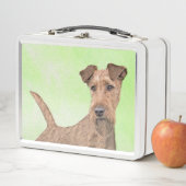Irish Terrier Painting - Cute Original Dog Art (In situ)