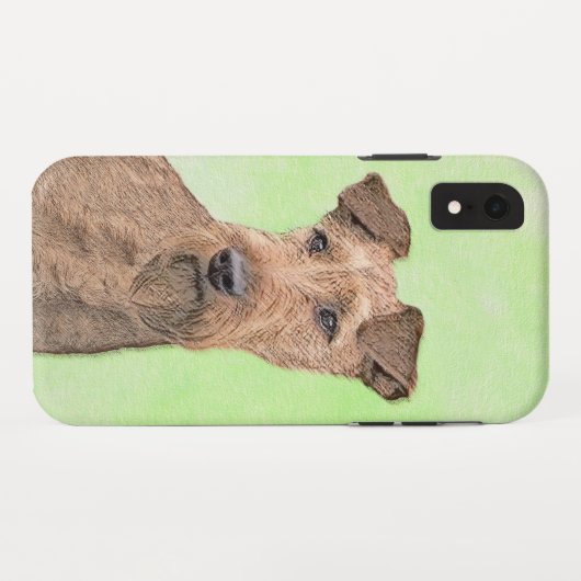 Irish Terrier Painting - Cute Original Dog Art Case-Mate iPhone Case (Achterkant (horizontaal))