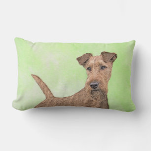 Irish Terrier Painting - Cute Original Dog Art Kussen