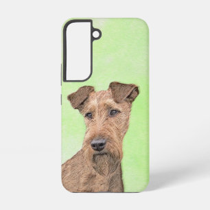 Irish Terrier Painting - Cute Original Dog Art Samsung Galaxy Hoesje