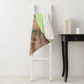 Irish Terrier Painting - Cute Original Dog Art Sherpa Deken (In situ)