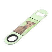 Irish Terrier Painting - Cute Original Dog Art Speed Flessenopener (Achterkant Gekanteld)