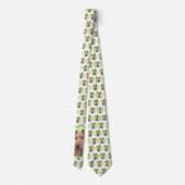 Irish Terrier Painting - Cute Original Dog Art Stropdas (Achterkant)