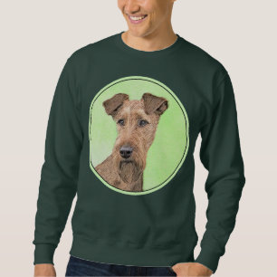 Irish Terrier Painting - Cute Original Dog Art Trui