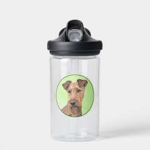 Irish Terrier Painting - Cute Original Dog Art Waterfles
