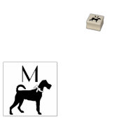 Irish Terrier Rubberstempel (Gestempeld)