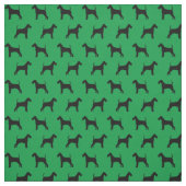 Irish Terrier Silhouette Stof (Swatch)