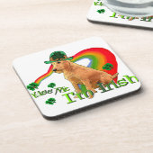 Irish Terrier St Patricks Day Drankjes Onderzetter (Linkerzijde)