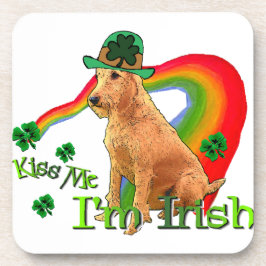 Irish Terrier St Patricks Day Drankjes Onderzetter