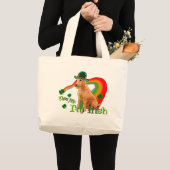Irish Terrier St Patricks Day Grote Tote Bag (Voorkant (product))