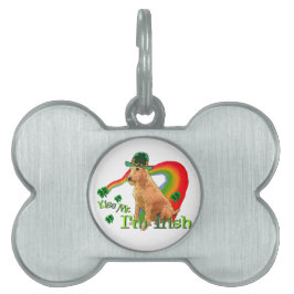 Irish Terrier St Patricks Day Huisdieren Naamplaatje