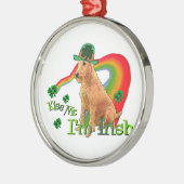 Irish Terrier St Patricks Day Metalen Ornament (Links)