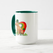 Irish Terrier St Patricks Day Mok (Voorkant links)