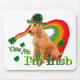 Irish Terrier St Patricks Day Muismat