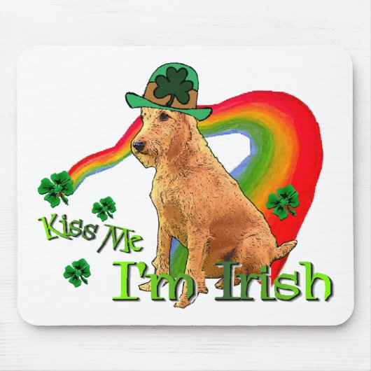 Irish Terrier St Patricks Day Muismat (Voorkant)