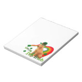 Irish Terrier St Patricks Day Notitieblok (Linkerzijde)