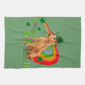 Irish Terrier St Patricks Day Theedoek (Horizontaal)