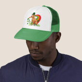 Irish Terrier St Patricks Day Trucker Pet (In situ)