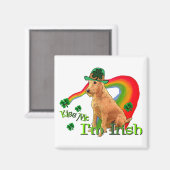 Irish Terrier St. Patricks Magneet (Voorkant / Achterkant)