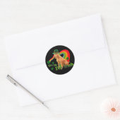 Irish Terrier St. Patricks Ronde Sticker (Envelop)