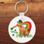 Irish Terrier St. Patricks Sleutelhanger (Voorkant)