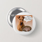 Irish Terrier Turkije Ronde Button 5,7 Cm (Voorkant /achterkant)