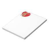 Irish Terrier Valentijn Notitieblok (Linkerzijde)