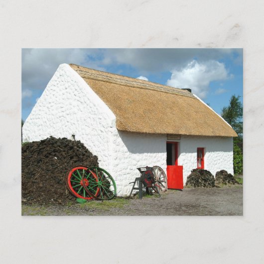 Irish Thatched Cottage Briefkaart (Voorkant)