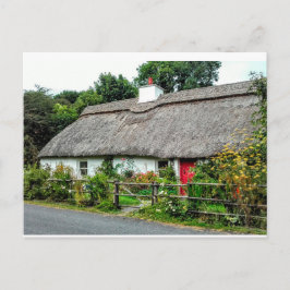 Irish Thatched cottage briefkaart