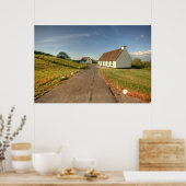 Irish Thatched Cottages Poster (Keuken)