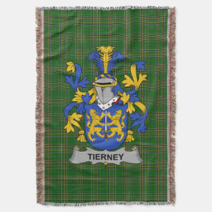 Irish Tierney of O_Tierney wapenschild Familie Aut Deken