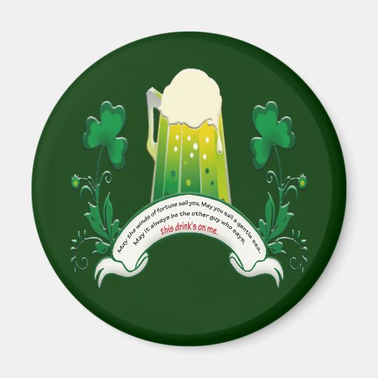 Irish Toast Magnet (Voorkant)